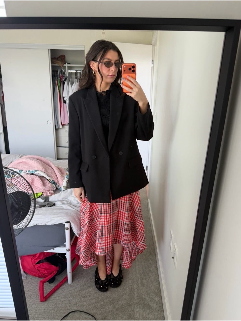 Zara Black Double-Breasted Blazer - Picture 4 of 4